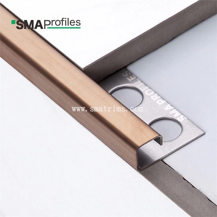 stainles steel ceramic corner profile