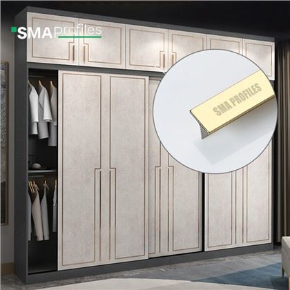 T-vorm tegelbekleding voor garderobe